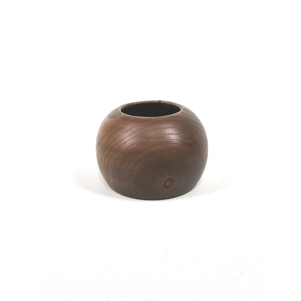 Handmade Cotton Wood Bowl Flower Dish Design Accessory Decoration Holder Gift